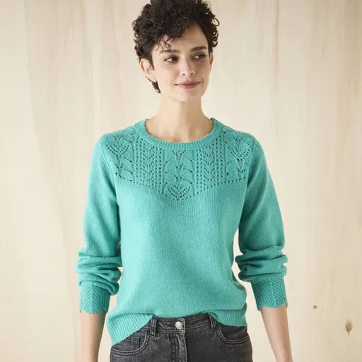 Pulover cu model ajurat