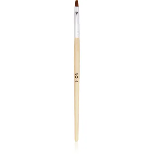 NEONAIL Wooden Brush perie pentru aplicarea produselor cu textură de gel tip No. 4 1 buc