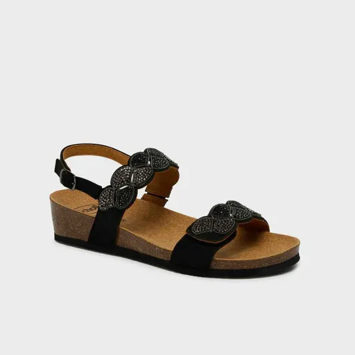 Papuci Scholl Abu Dhabi Sandal negri, mărimea 40, 40 EU