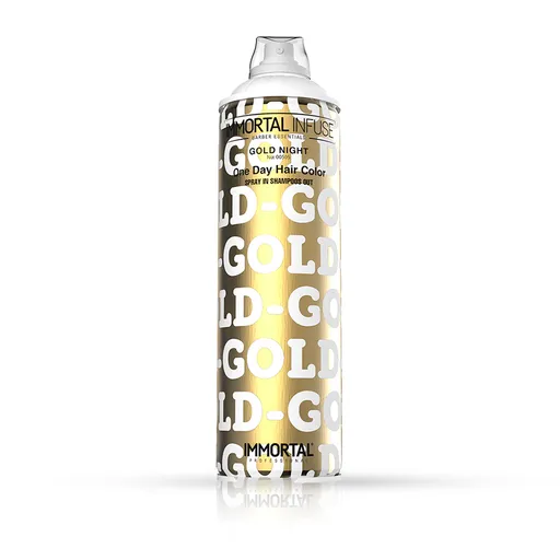 Spray de Par Colorat - IMMORTAL - Gold Night - 200 ml