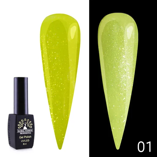 Oja Semipermanenta Disco Summer 8 ml, 01, TPO Free