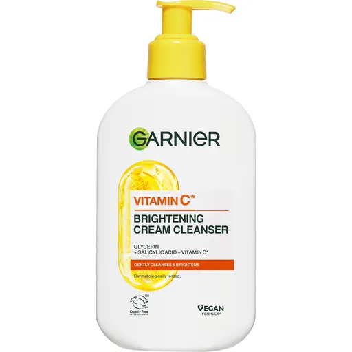 Garnier Cremă iluminatoare de curățare Vitamina C (Brightening Cream Cleanser) 250 ml