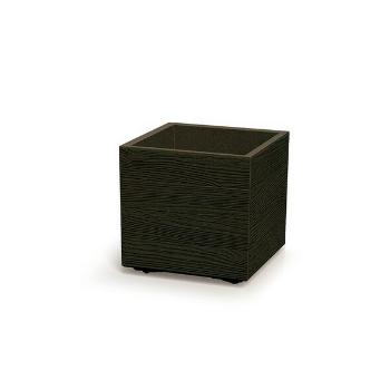 Ghiveci MADERA SQUARE ECO WOOD 38,5 cm , maroînchis, maro închis, L