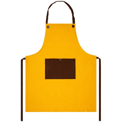 Șorț bucătărie Heda galben, 70 x 85 cm