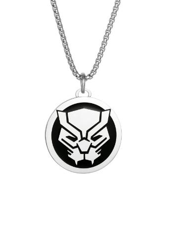 Disney Colier din oțel Black Panther Marvel N600479L-22.CS