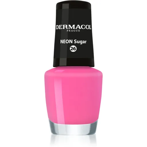 Dermacol Neon lac de unghii cu stralucire neon culoare 26 Sugar 5 ml