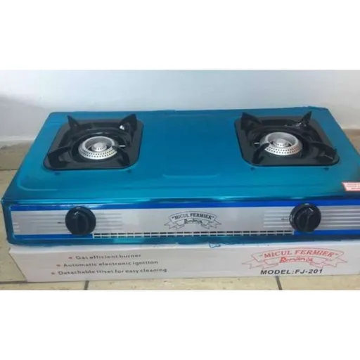 Aragaz Pentru Voiaj Din Inox Cu 2 Ochiuri