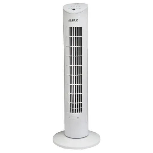 Turn ventilator First Austria FA-5560-1, 60W, Pentru uleiuri esentiale, Telecomanda, Timer, Alb