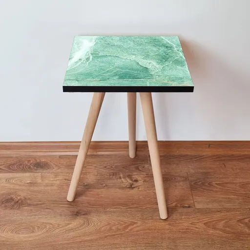 Masuta, Hanah Home, Shp179, 35x42x35 cm, Verde/Alb