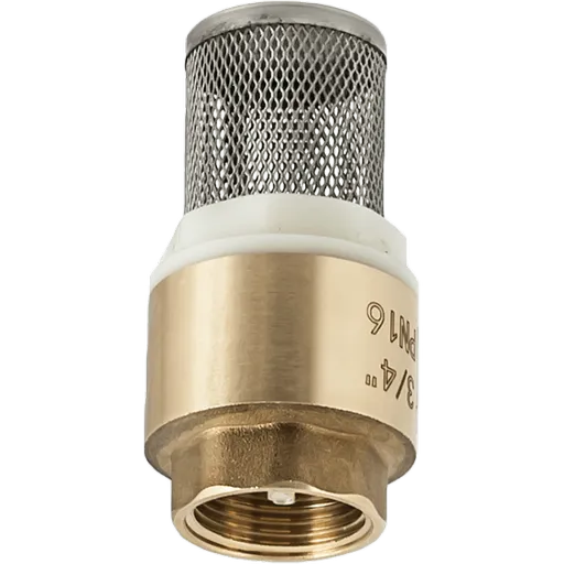 Sorb din alama cu sita, 1/2 toli, filet interior