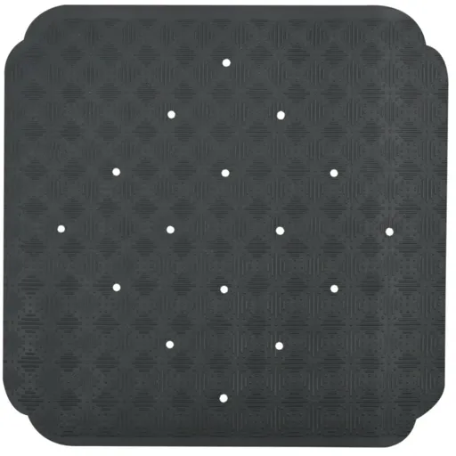 Spirella Suport antiderapant pentru duș RUBY, griînchis, 53 x 53 cm, gri închis