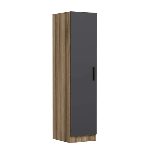 Dulap pentru haine, Hanah Home, Minar Kale, 45x190x52 cm, Antracit / Dore