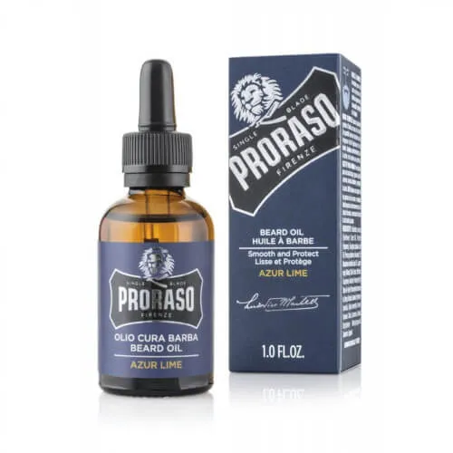 Proraso Ulei pentru barbă cu citrice mediteraneene Azur Lime (Beard Oil) 30 ml
