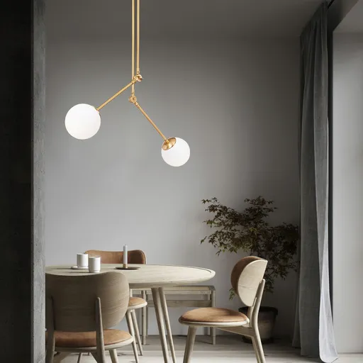 Lustra, Opviq, 892OPV1406, Aur/Alb