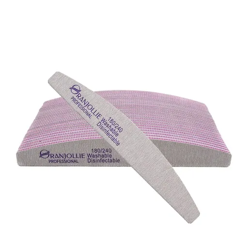 Pile Unghii Forma D Oranjollie 180/240, Set 25 buc