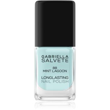 Gabriella Salvete Longlasting Enamel lac de unghii cu rezistenta indelungata lucios culoare 88 Mint Lagoon 11 ml