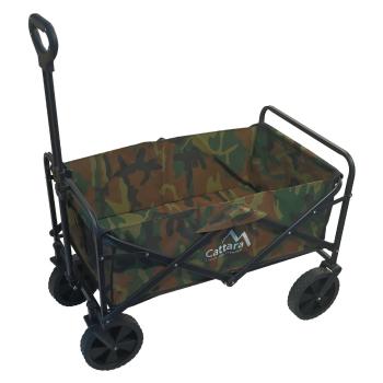 Cattara 13704 Kempingový vozík skladacie Trogir Army, 104 x 86 x 55 cm, M