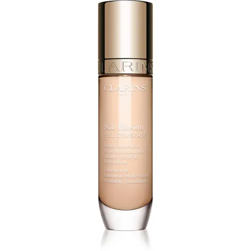 Clarins Skin Illusion Hydrating Foundation fond de ten cu acoperire ridicată culoare 100C 30 ml
