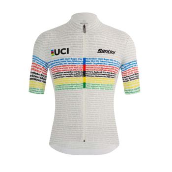 
                         Tricou de ciclism cu mânecă scurtă - UCI WORLD CHAMP 100 
                