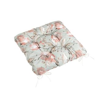 Bellatex Pernă de scaun Adéla matlasată Liliesomon, gri , 40 x 40 cm