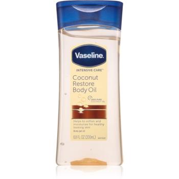 Vaseline Coconut Restore Body Oil ulei pentru corp pentru hidratare si fermitate 200 ml