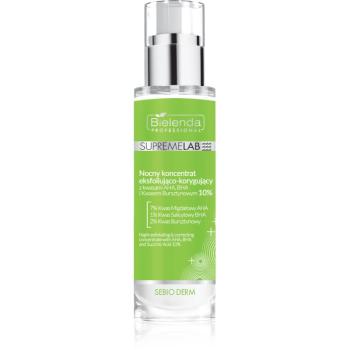 Bielenda Professional Supremelab Sebio Derm ser exfoliant de netezire pentru noapte 30 ml