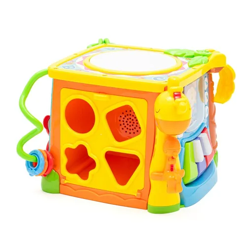 Cub muzical educativ interactiv Baby Mix, galben