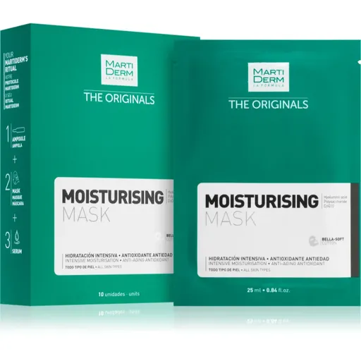 MartiDerm The Originals Anti-Aging masca faciala hidratanta 10 buc