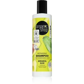 Organic Shop Avocado & Olive șampon regenerator pentru par deteriorat 280 ml