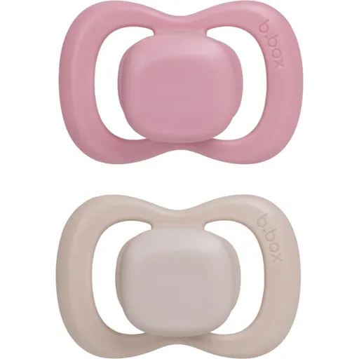 B.Box Silicone 6m+ suzetă Berry/Blush 2 buc
