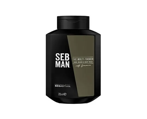 Sebastian Professional Șampon pentru păr, barbă și corp SEB MAN The Multitasker (Hair, Beard & Body Wash) 250 ml