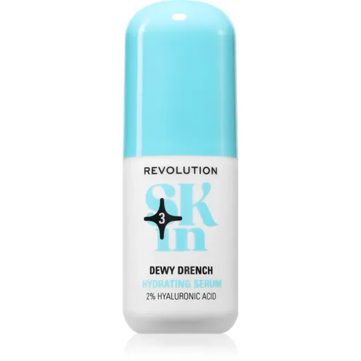 Revolution Skincare Happy Hydrate 2% Hyaluronic Acid Hydrating Serum ser hidratant cu acid hialuronic 30 ml