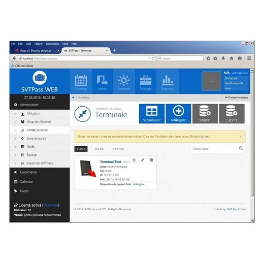 Licenta software pentru 100 de utilizatori SVTECH SVT PASS 2_100
