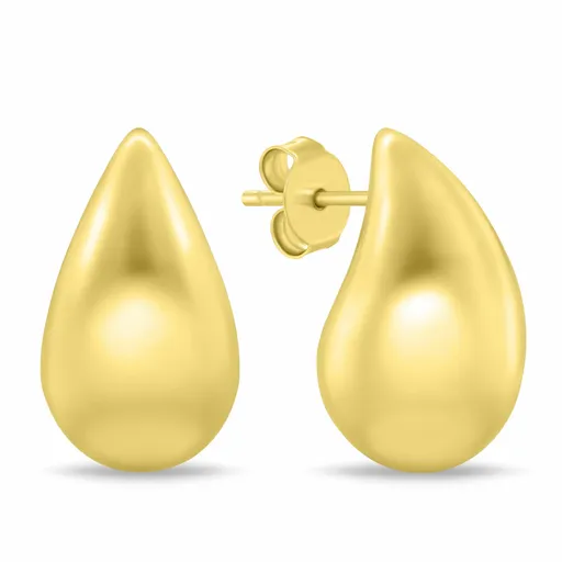 Brilio Silver Cercei fermecători placați cu aur Tear drop EA1090Y