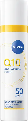 Nivea Fluid facial de zi SPF 50 Q10 Anti-Wrinkle Expert (Daily UV Fluid) 40 ml