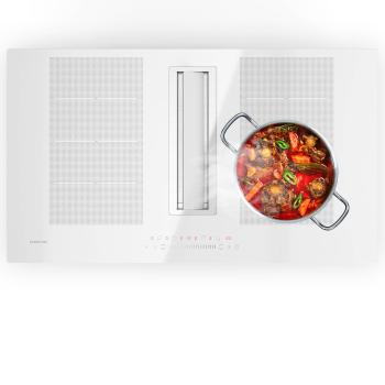 Klarstein Chef-Fusion Prime Down Air System, 2 în 1, plită cu inducție + hotă, puternică