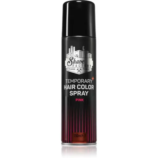 The Shave Factory Temporary Hair Color Spray spray pentru păr culoare Pink 150 ml