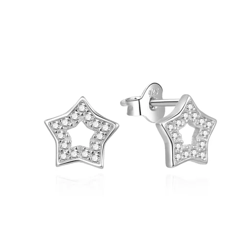 Beneto Cercei din argint cu zirconi Stele AGUP2110L