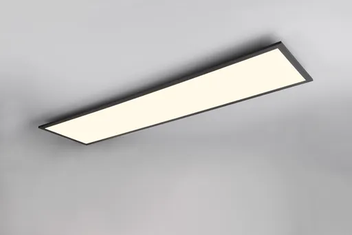 Plafoniera Beta, RL, 119.5x29.5x5.5 cm, 31W, 1x SMD, metal, negru mat/alb