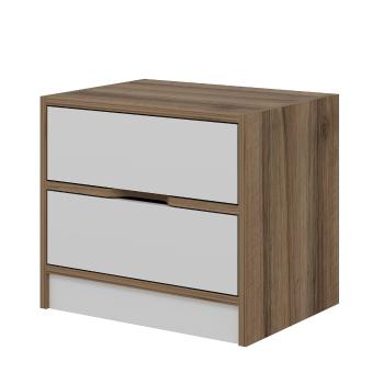 Nočný stolík Elina Walnut White