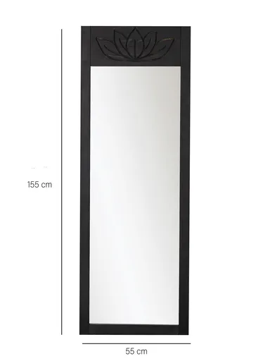 Oglinda Cheval, Hanah Home, Lotus, 55x155x2 cm, Antracit