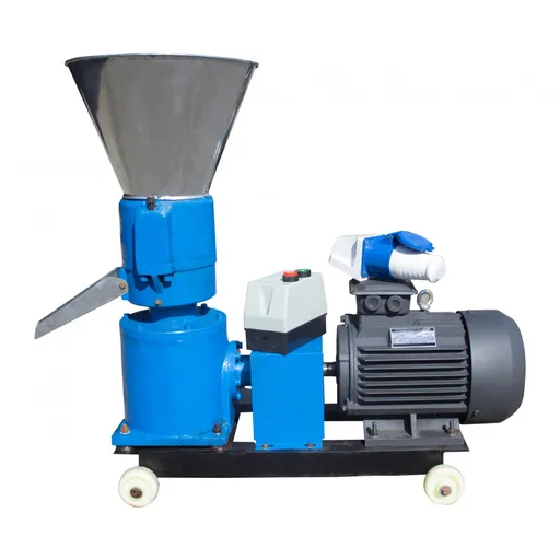 Granulator furaje KL-150, 150 Kg/h, 4 Kw, 3 matrite, motor inclus, transmisie reductor, trifazat 380V