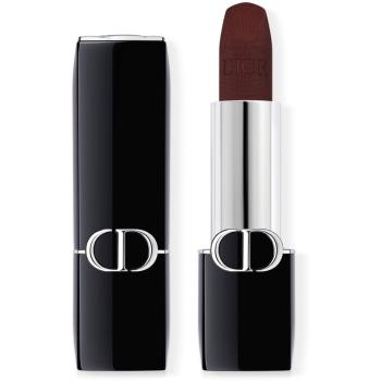 DIOR Rouge Dior Balm Balsam de buze hidratant reincarcabil culoare 001 Diormidnight 3,2 g