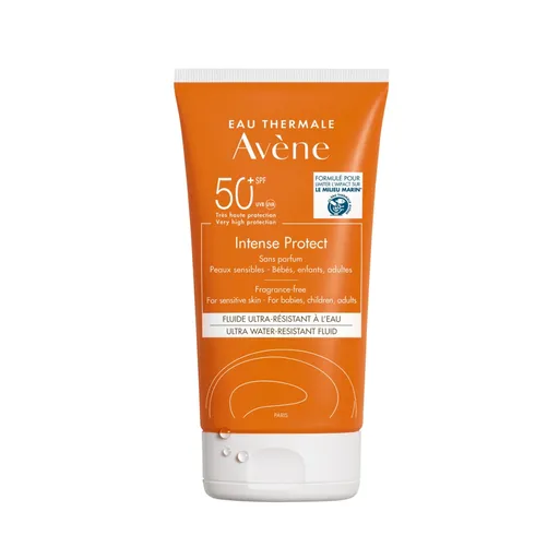 Avène Fluid de protecție solară impermeabil SPF 50+ Intense Protect (Ultra Water-Resistant Fluid) 150 ml