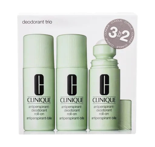 Clinique Set de antiperspirante-deodorante cu bilă Deodorant Trio 3 x 75 g