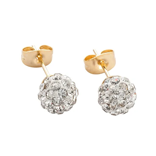 Cercei cu bilă, colecție cu cristale