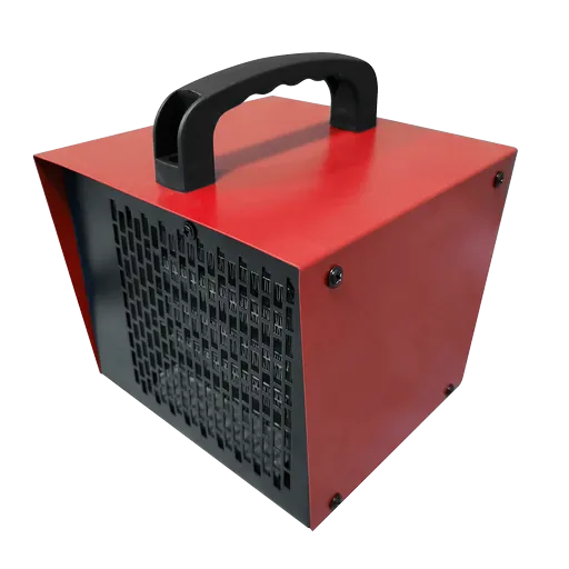 Aeroterma ELITE EIH-1395, 3000W, 25 m², 310 m³/h, Functie de racire, Termostat reglabil, PTC, Rosu