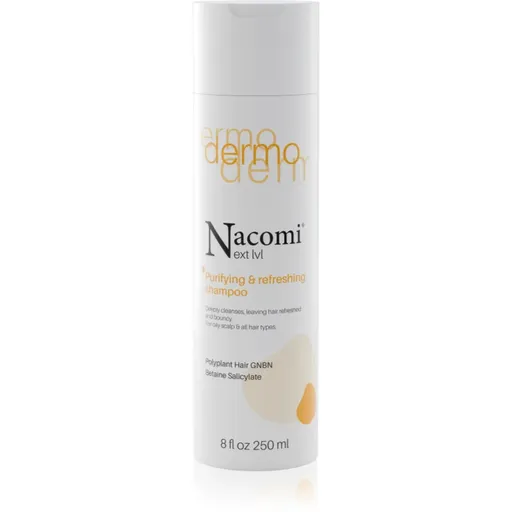 Nacomi Next Level Purifying and refreshing shampoo sampon pentru curatare cu efect revigorant 250 ml