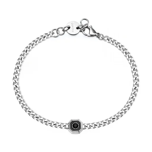 S'Agapõ Brățară din oțel pentru bărbați Snap SNP13