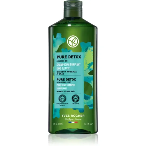 Yves Rocher Pure Detox șampon detoxifiant pentru curățare 300 ml